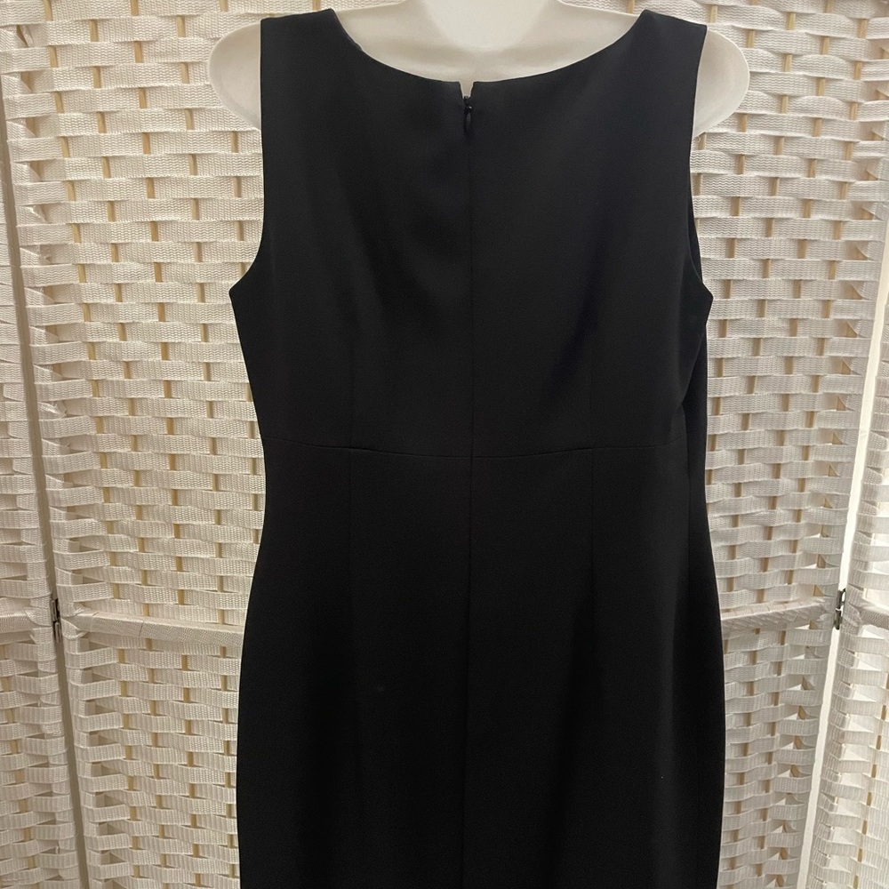 Kasper Classic Black Cotton Dress